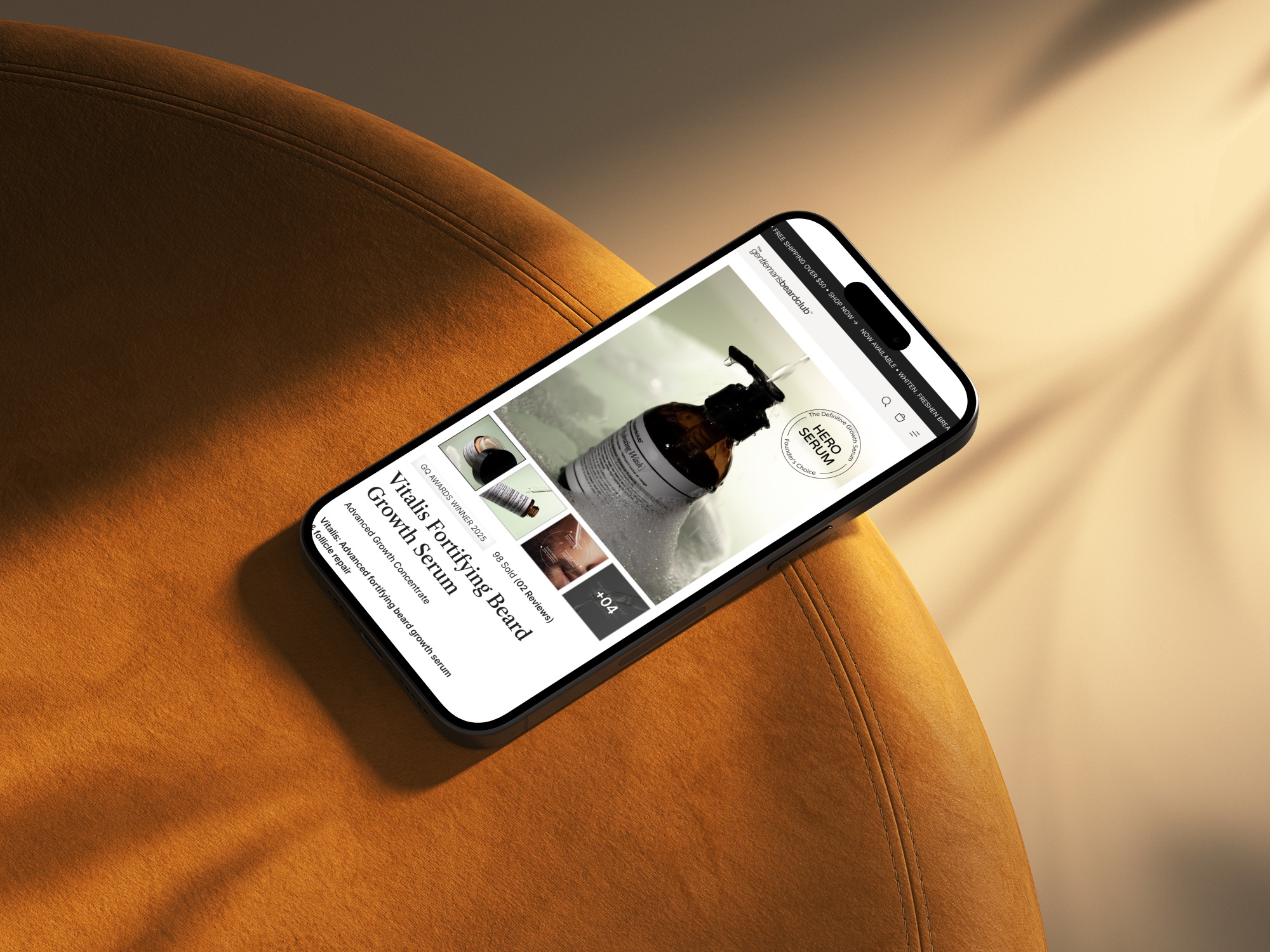 The Gentleman’s Beard — Product Page Redesign Image 0