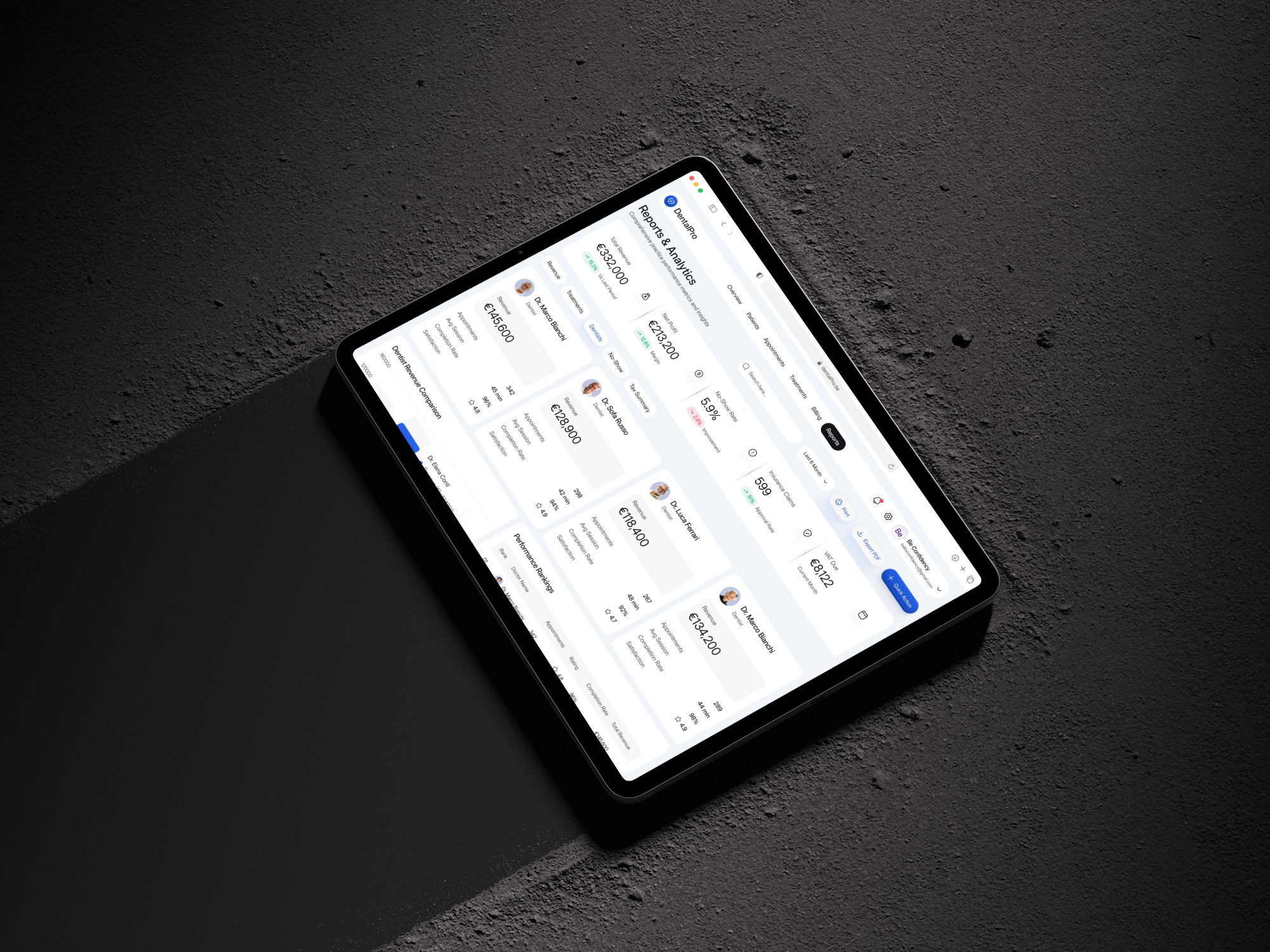 DentalPro — Dentist Performance & Revenue Insights Image 2