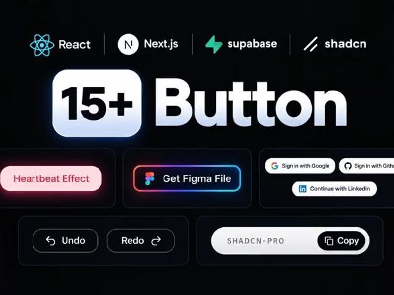 Shadcn Button Components for UI Design