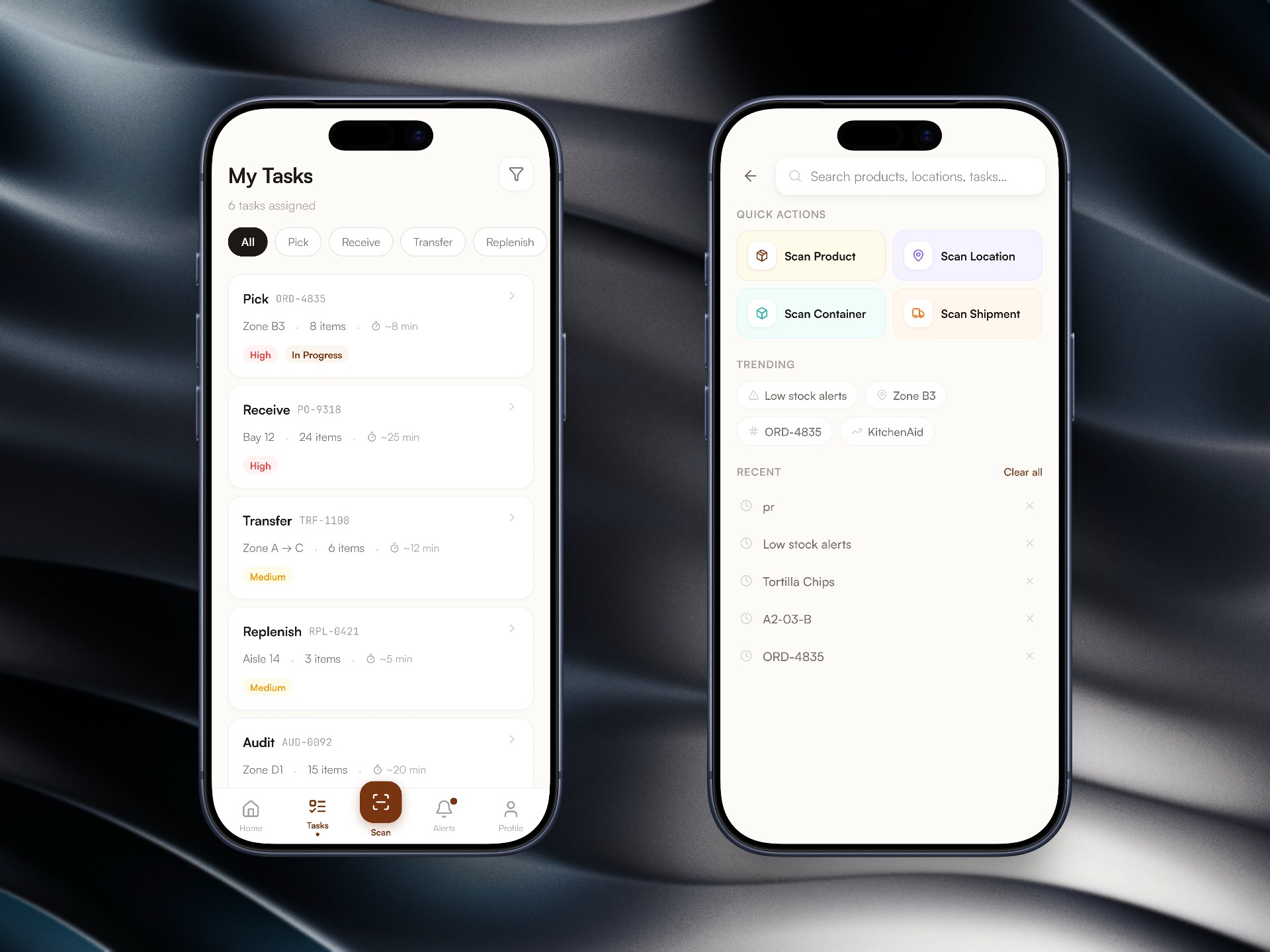 Aisle | Mobile Warehouse Management System | Enterprise Mobile App | 8 Modules Image 2