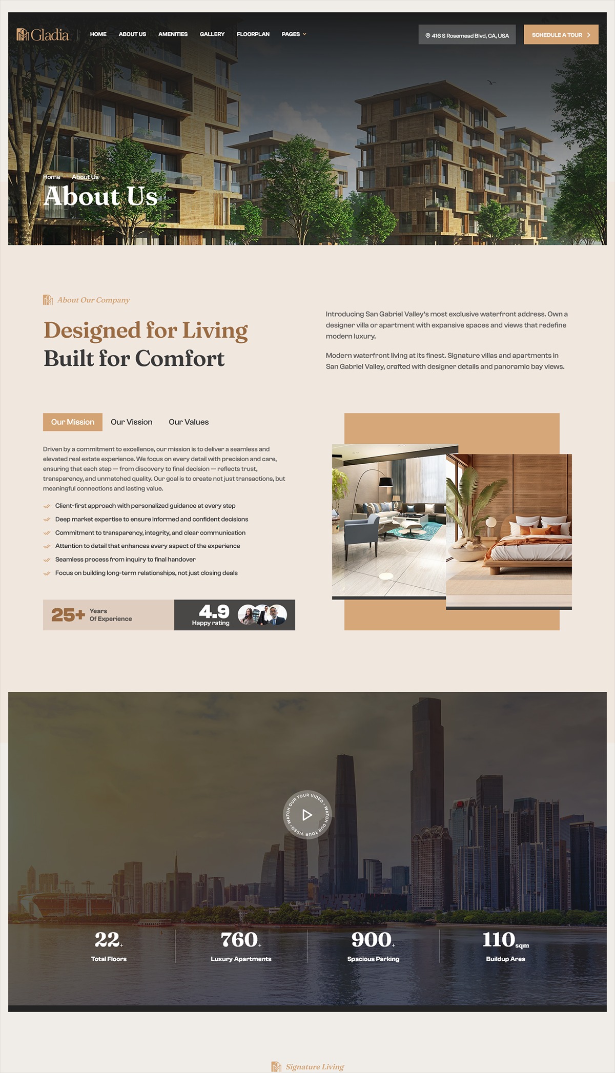 Luxury Real Estate HTML Template | Single Property Website Design Image 1