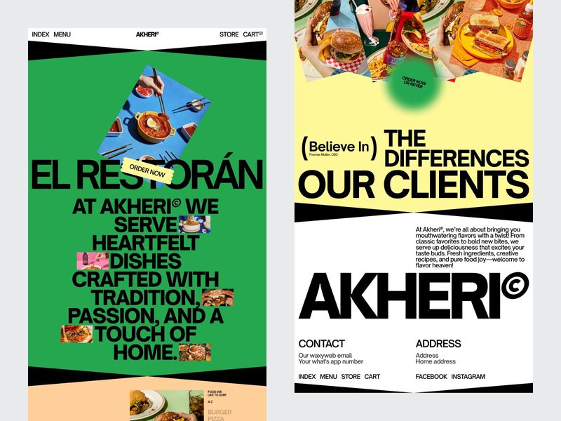 Restaurant Website Design