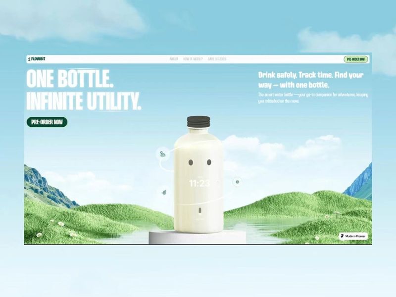 Flowbit - Physical Product Website