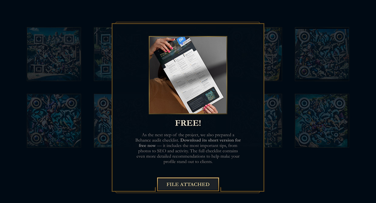 Art QR for Behance Promotion Ukraine Image 8