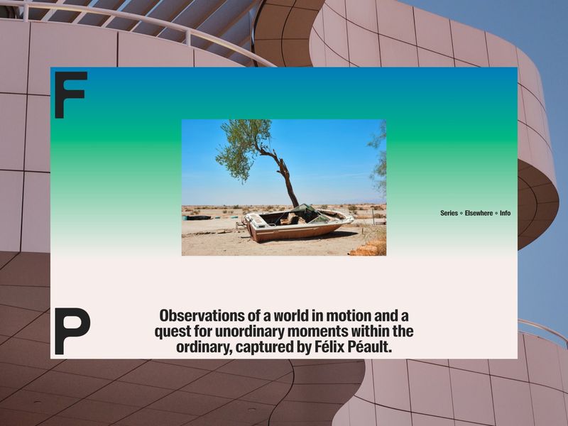 Félix Péault • Photographer uncovering the unordinary