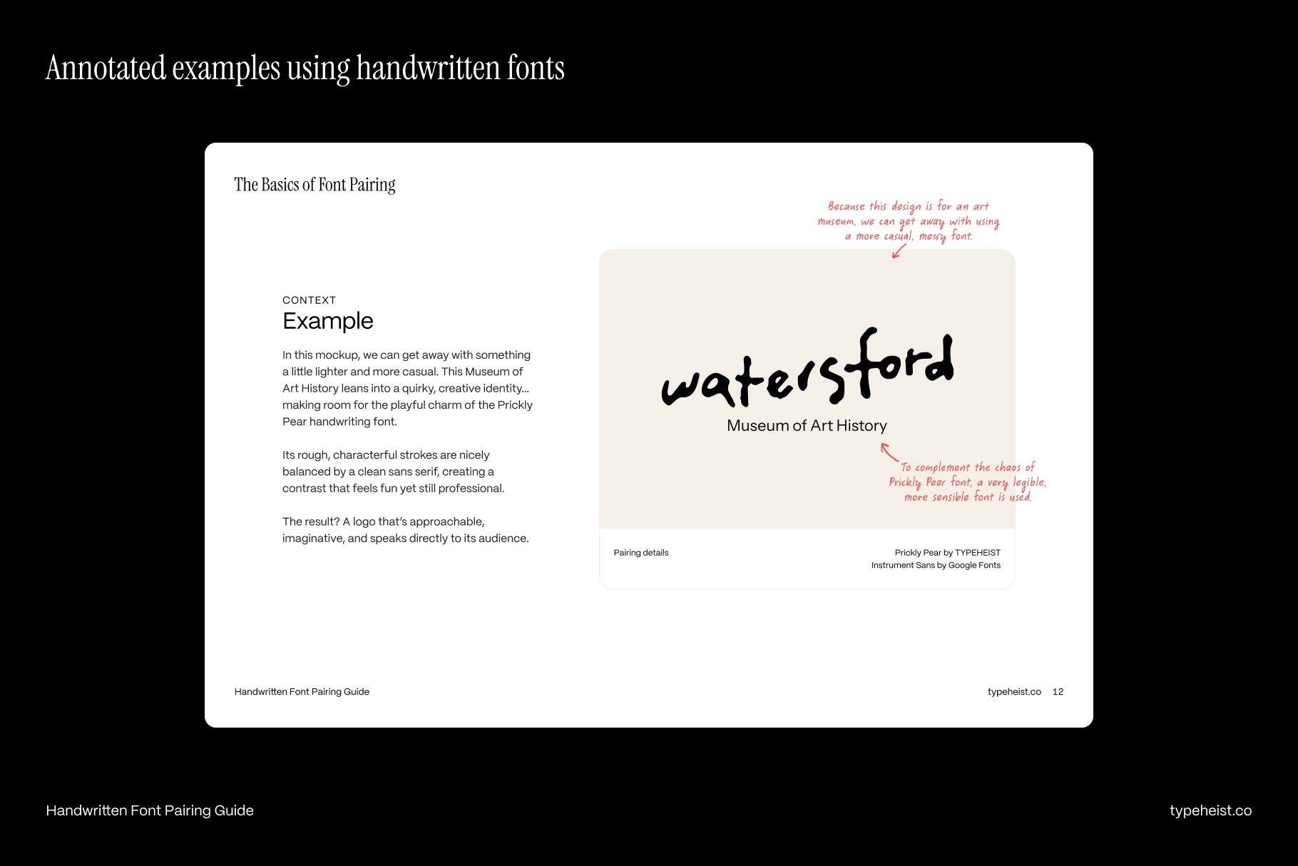 Handwritten Font Pairing Guide | TYPEHEIST Image 6