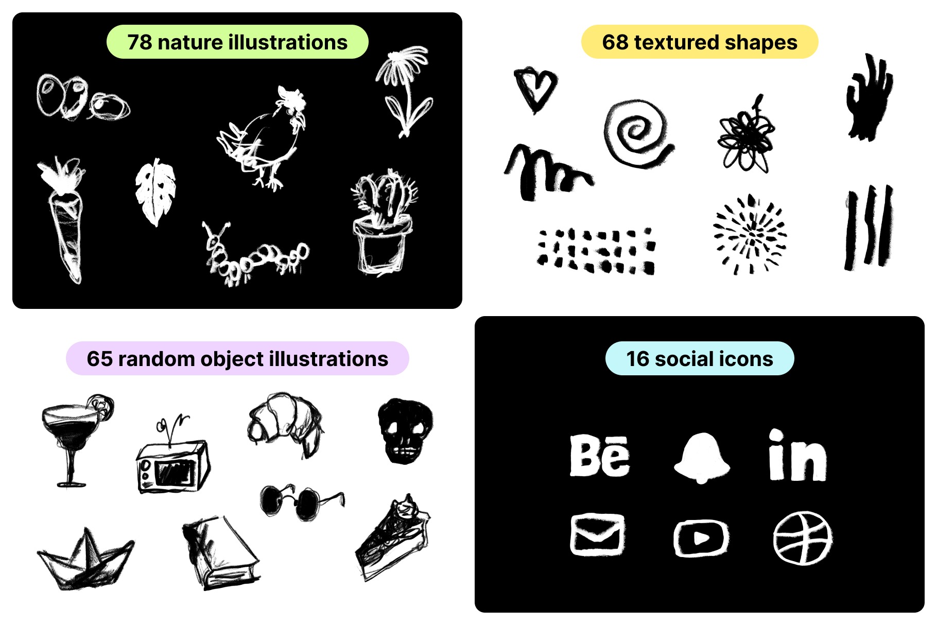 Lil' Sketchies Illustration Pack Image 0