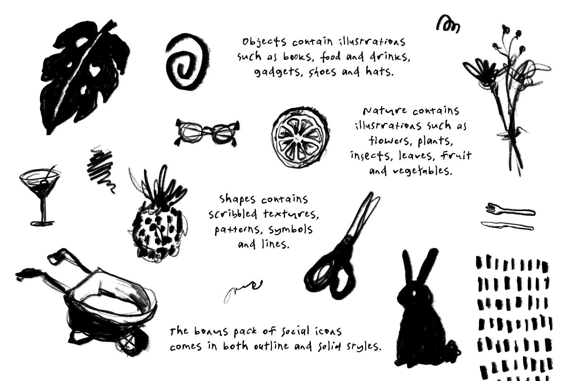 Lil' Sketchies Illustration Pack Image 2