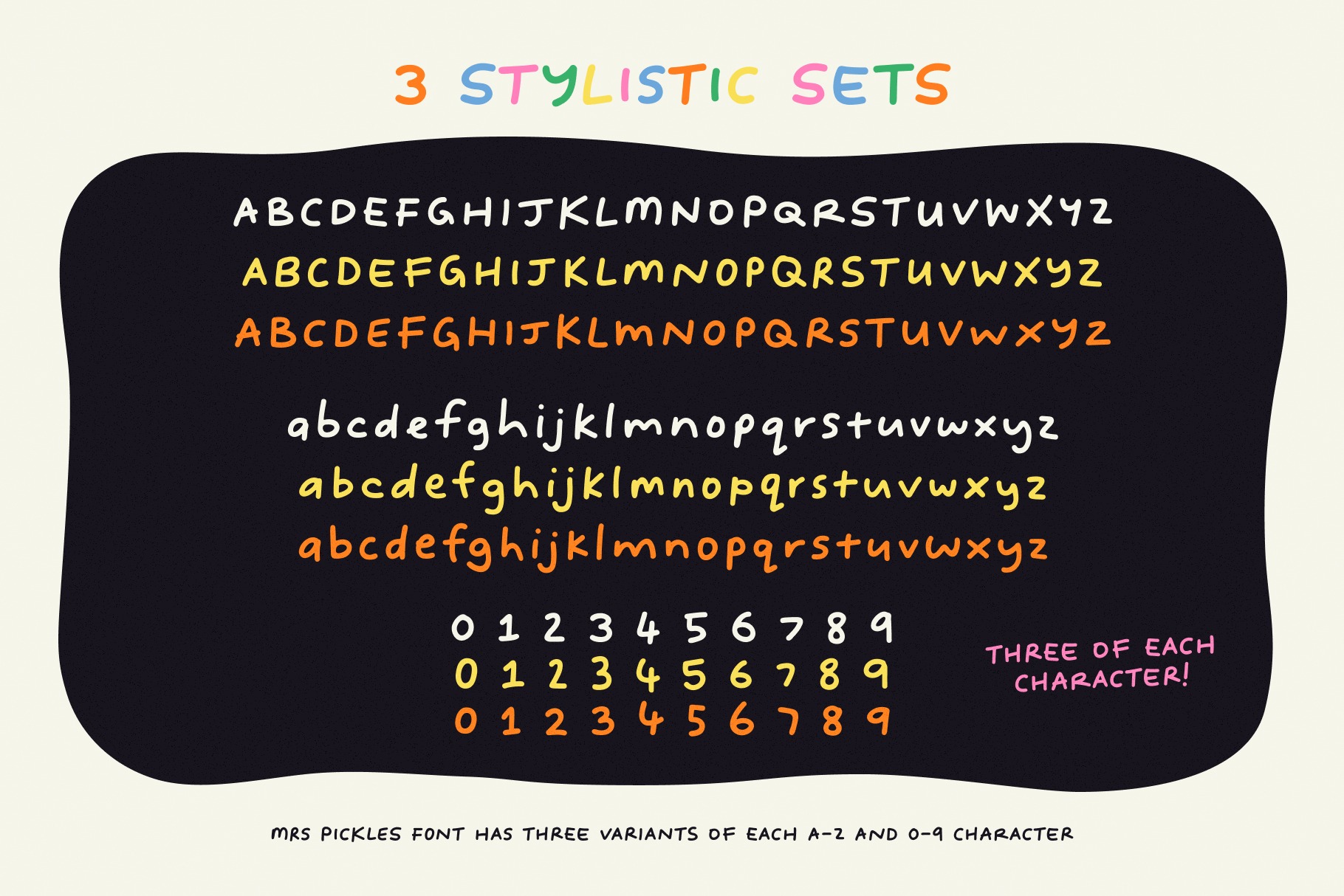 Mrs Pickles: A Friendly Handwritten Marker Font | TYPEHEIST Font Foundry Image 1