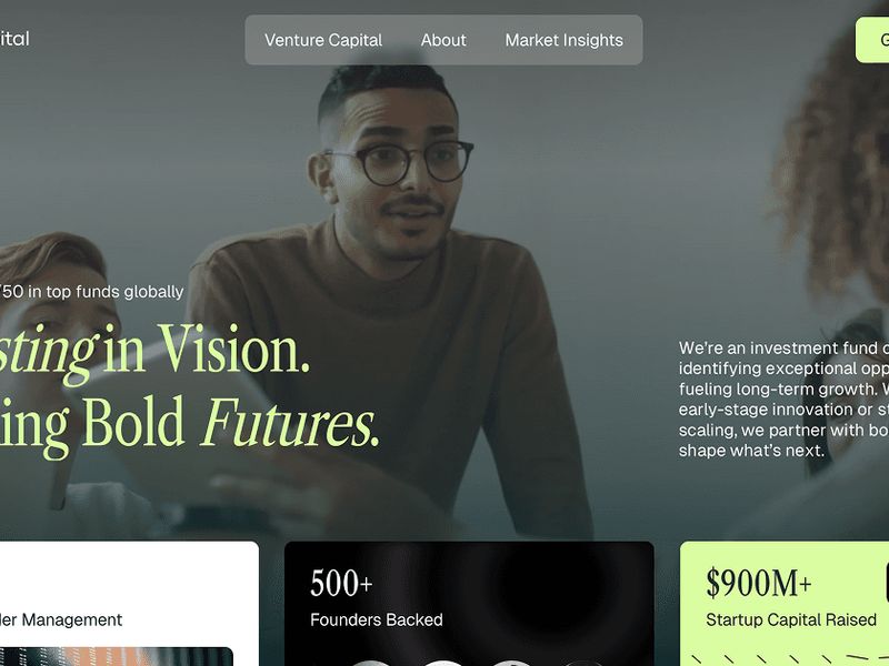 Grey Capital — Investment Fund Website Template for Framer