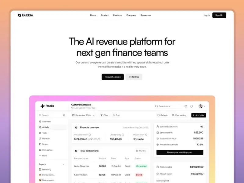 BubbleX by Basecom - Uncategorized design asset by webflow