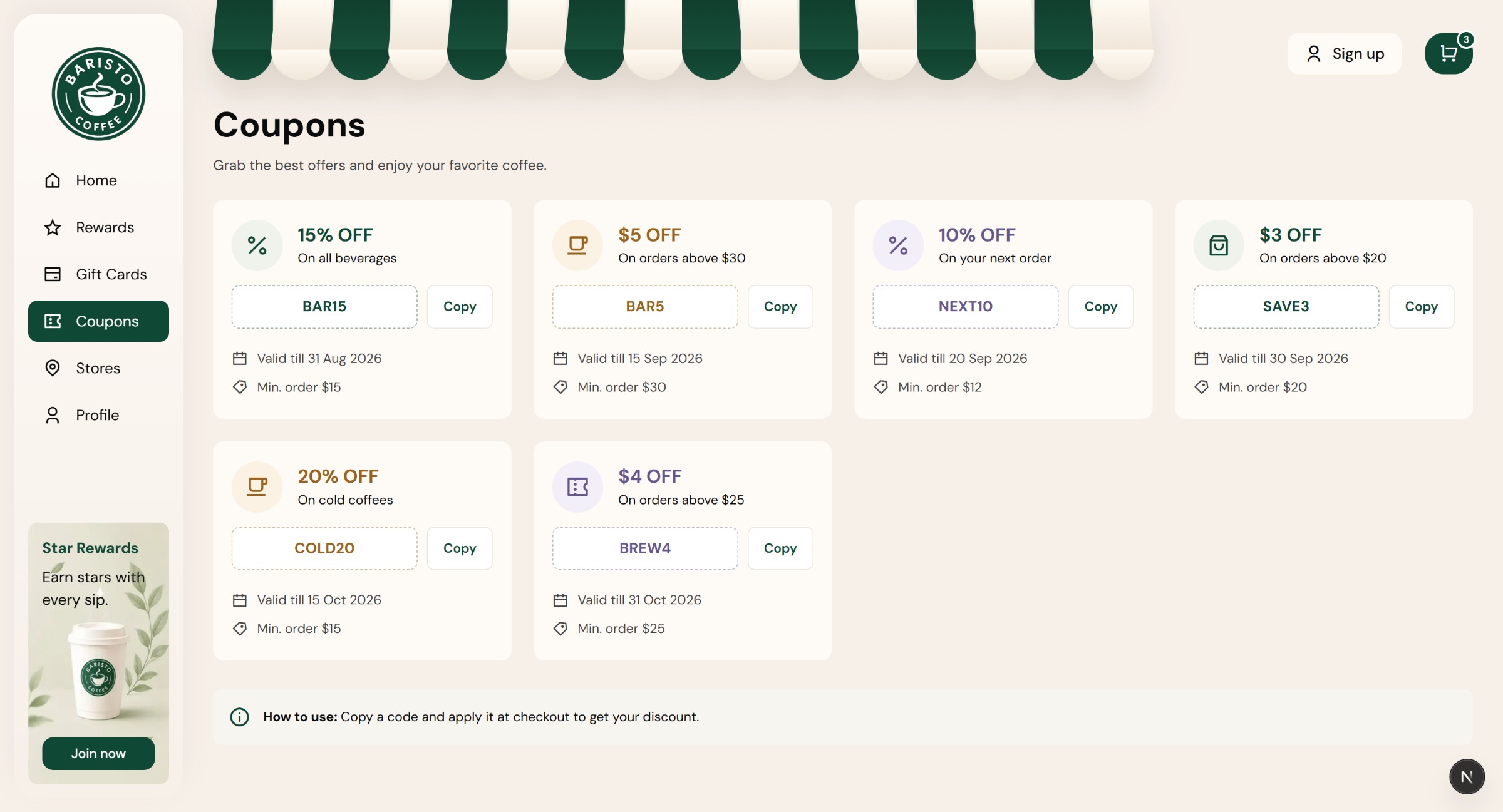 Baristo - Coffee Shop & Online Ordering React Next.js Template  Image 6