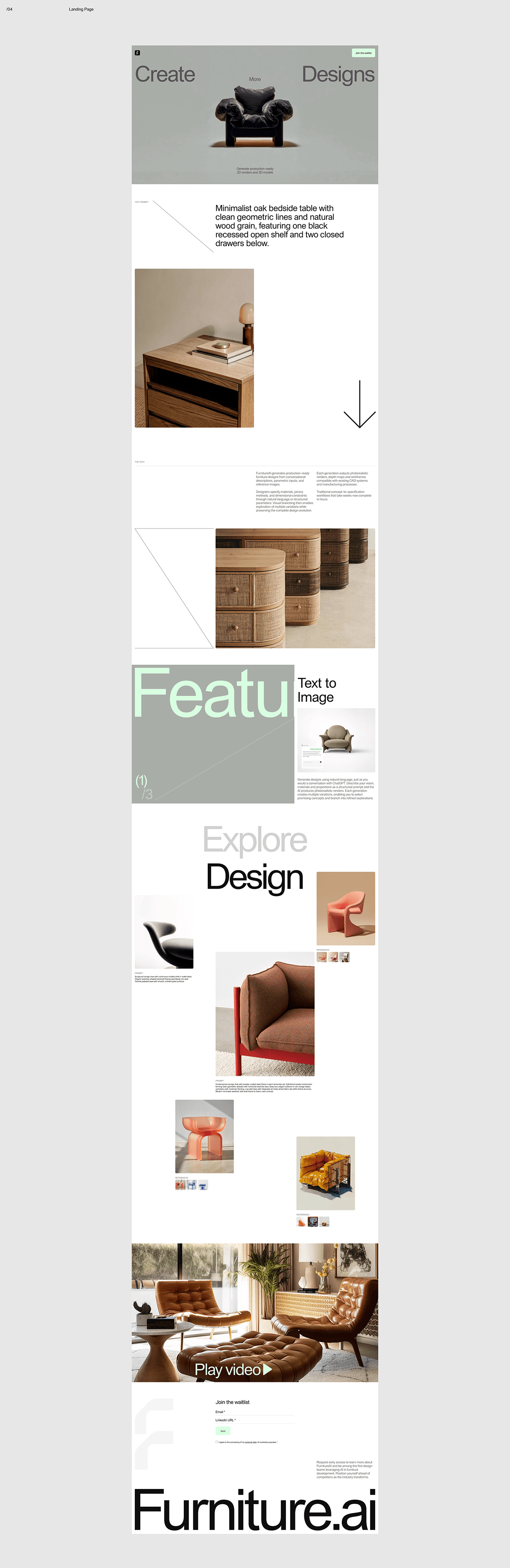 Furniture AI - Landing Page Image 4