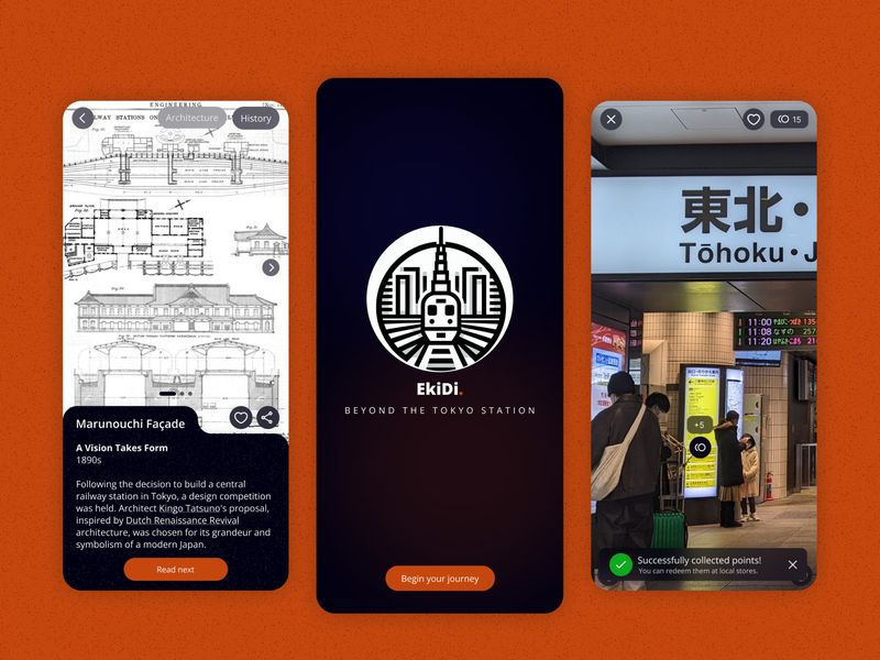 EkiDi. | AR Mobile App for Tokyo Station