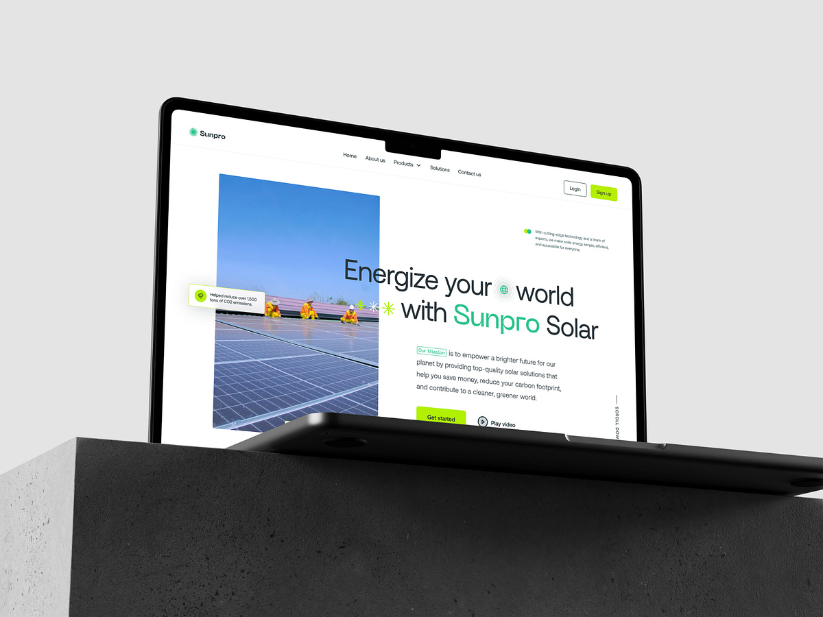 Sunppro - Solar website design Image 0