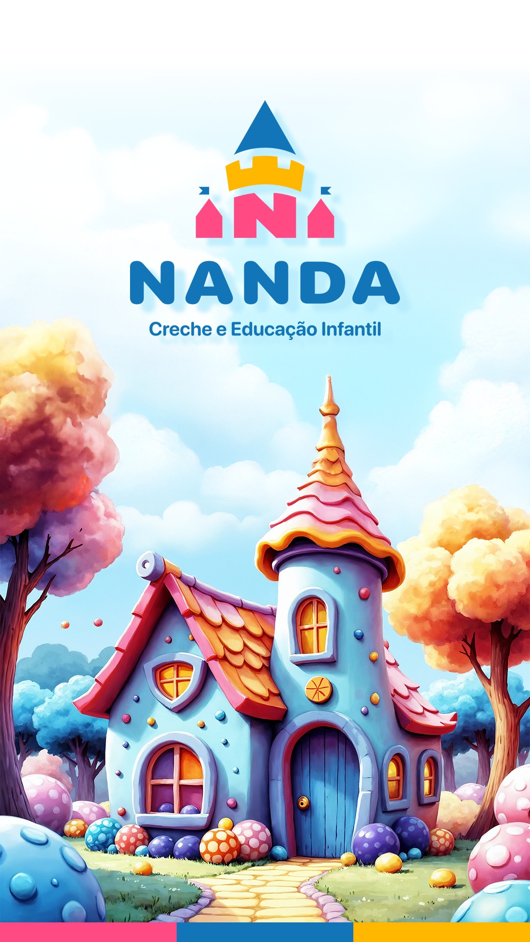 Criação de logomarca para a Nanda - Creche e Educação Infantil