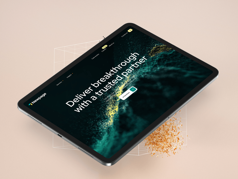 Newpage | UX/UI for Website | Obriy Design Büro