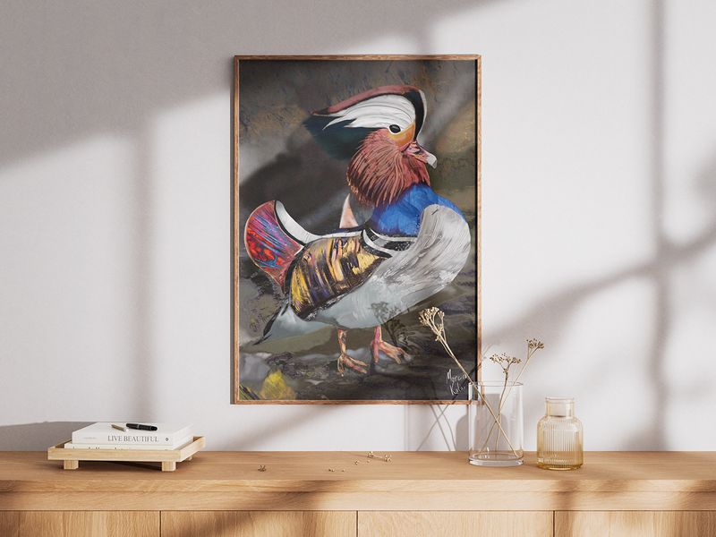 Abstract Duck | Digital Painting