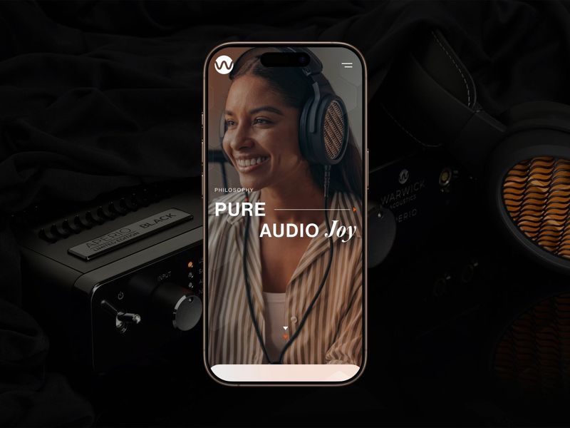Premium UI design / Audio tech