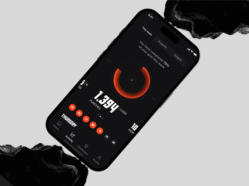 Boxing app by Mary Gordeeva