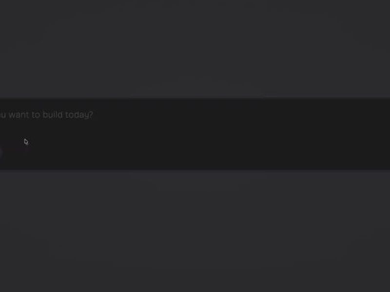 AI Chat Input
