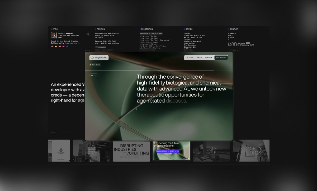 Elliott Mangham - Creative Web Developer | Award-Winning WordPress Developer Image 0