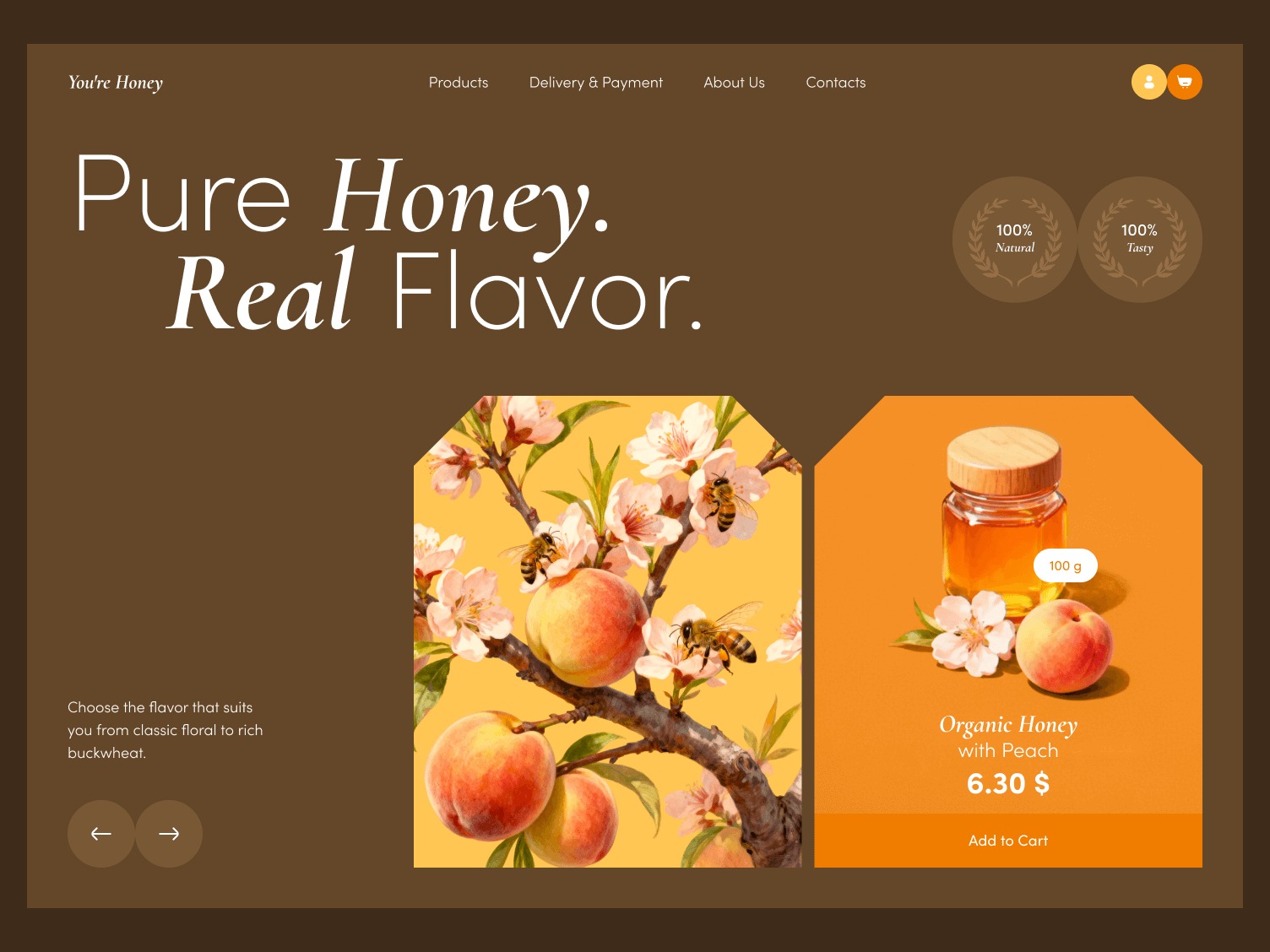 You're Honey Website Image 0