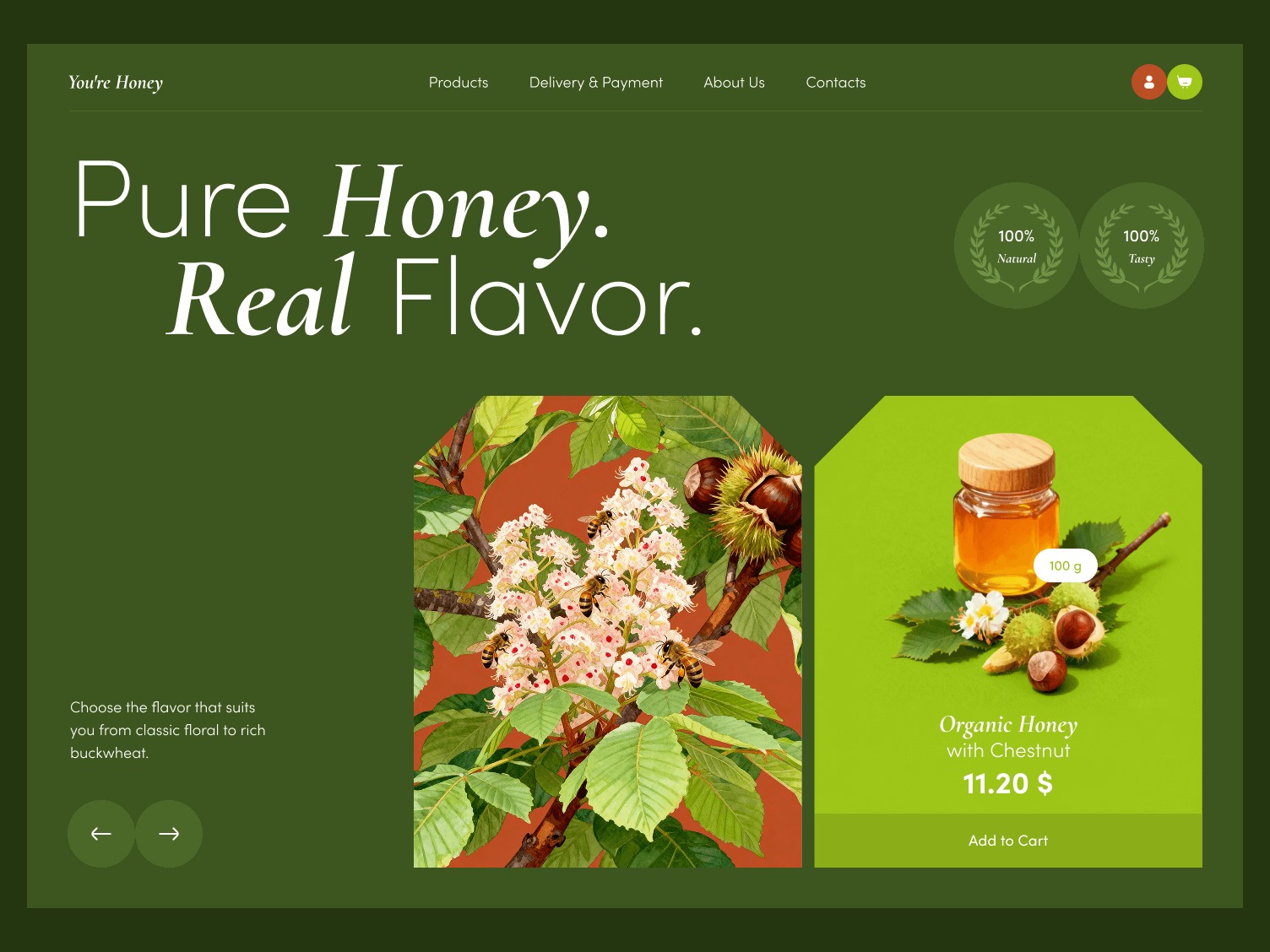 You're Honey Website Image 2