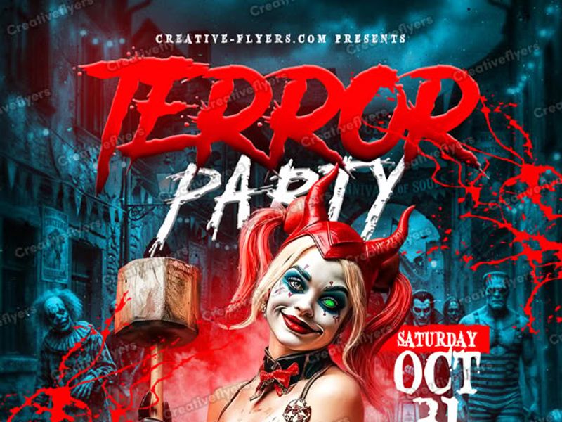 Wicked Harley Quinn Event Template - Creative Flyers