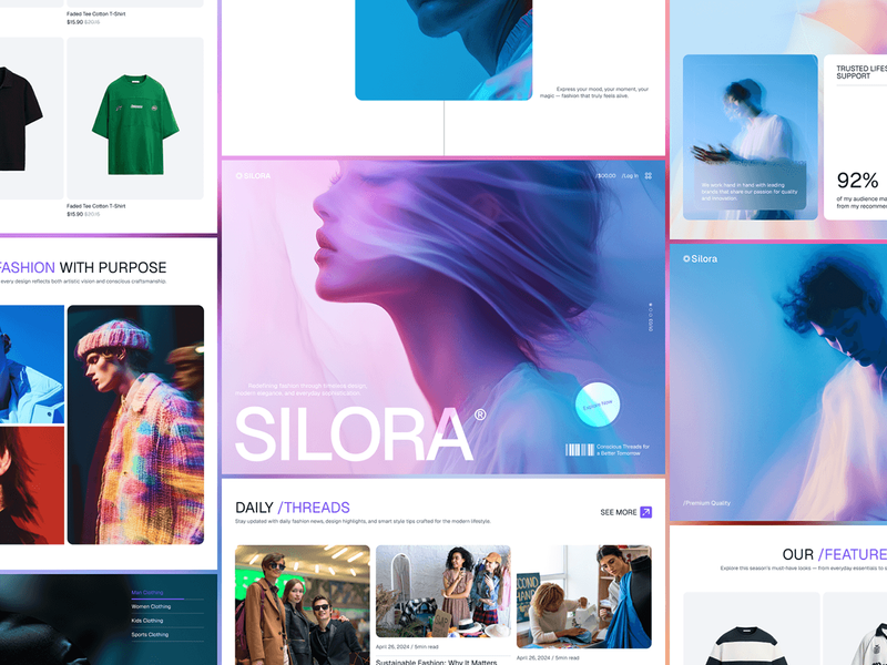 Modern website design