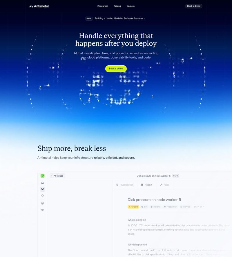 Screenshot taken from antimetal.com