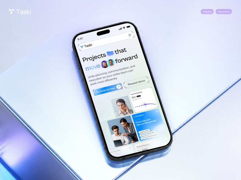 SaaS Website Design - Mobile Responsive