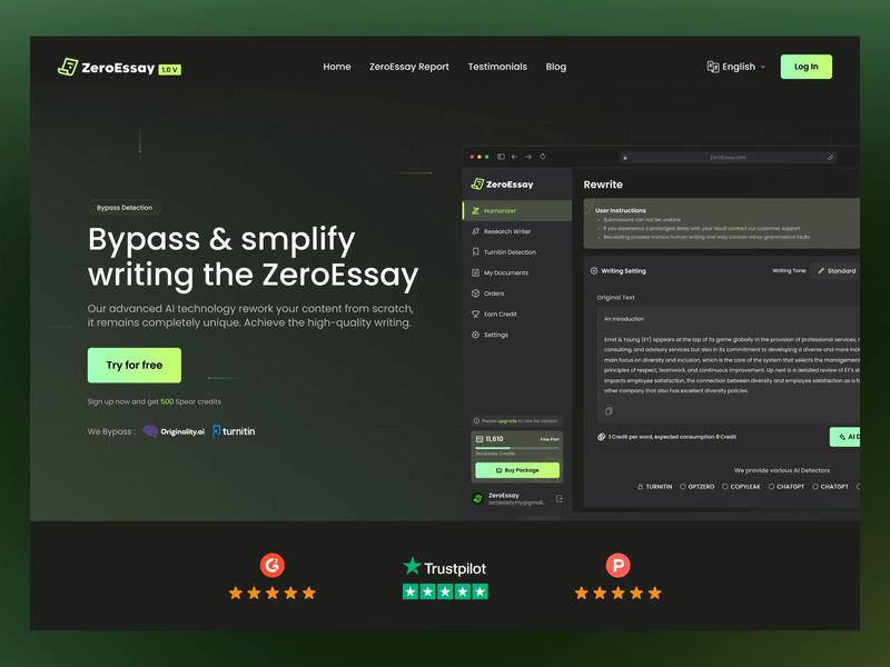  ZeroEssay - AI Writer SaaS Platform