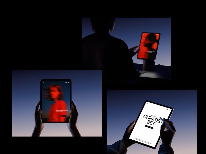 iPad in Hands Mockups – Wannathis