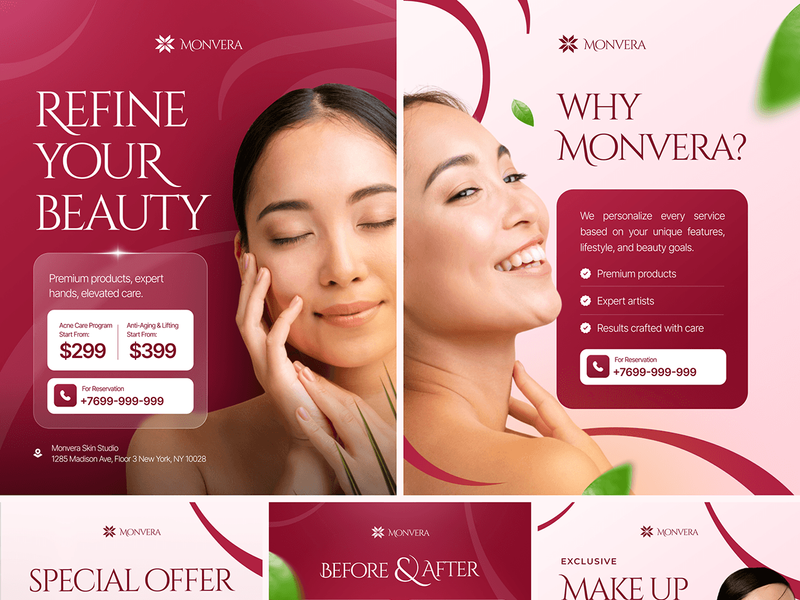 Monvera - Social Media Design