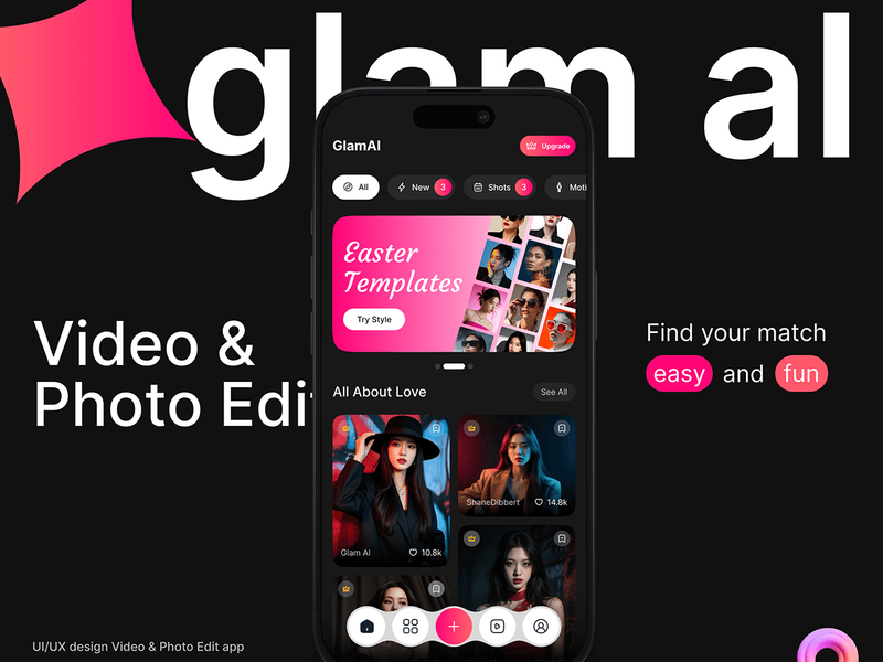 AI Video & Photo Editor Mobile App
