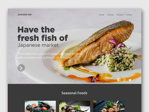 Sakana-no Fish Market WEB DESIGN