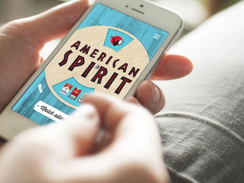 Gamified product launch campaign — American Spirit