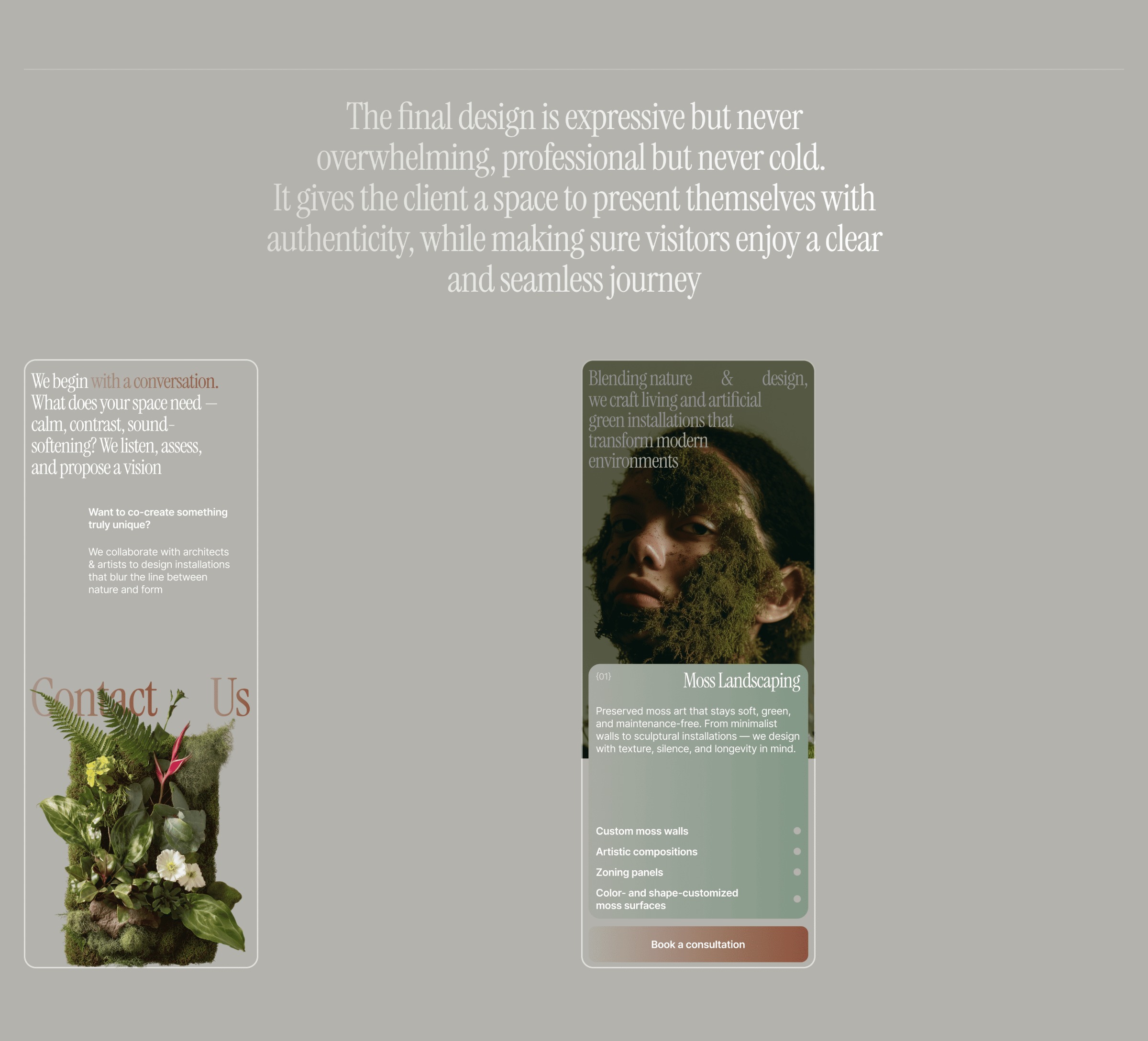 Wall Garden — Green Technology Atelier Website Design Image 5