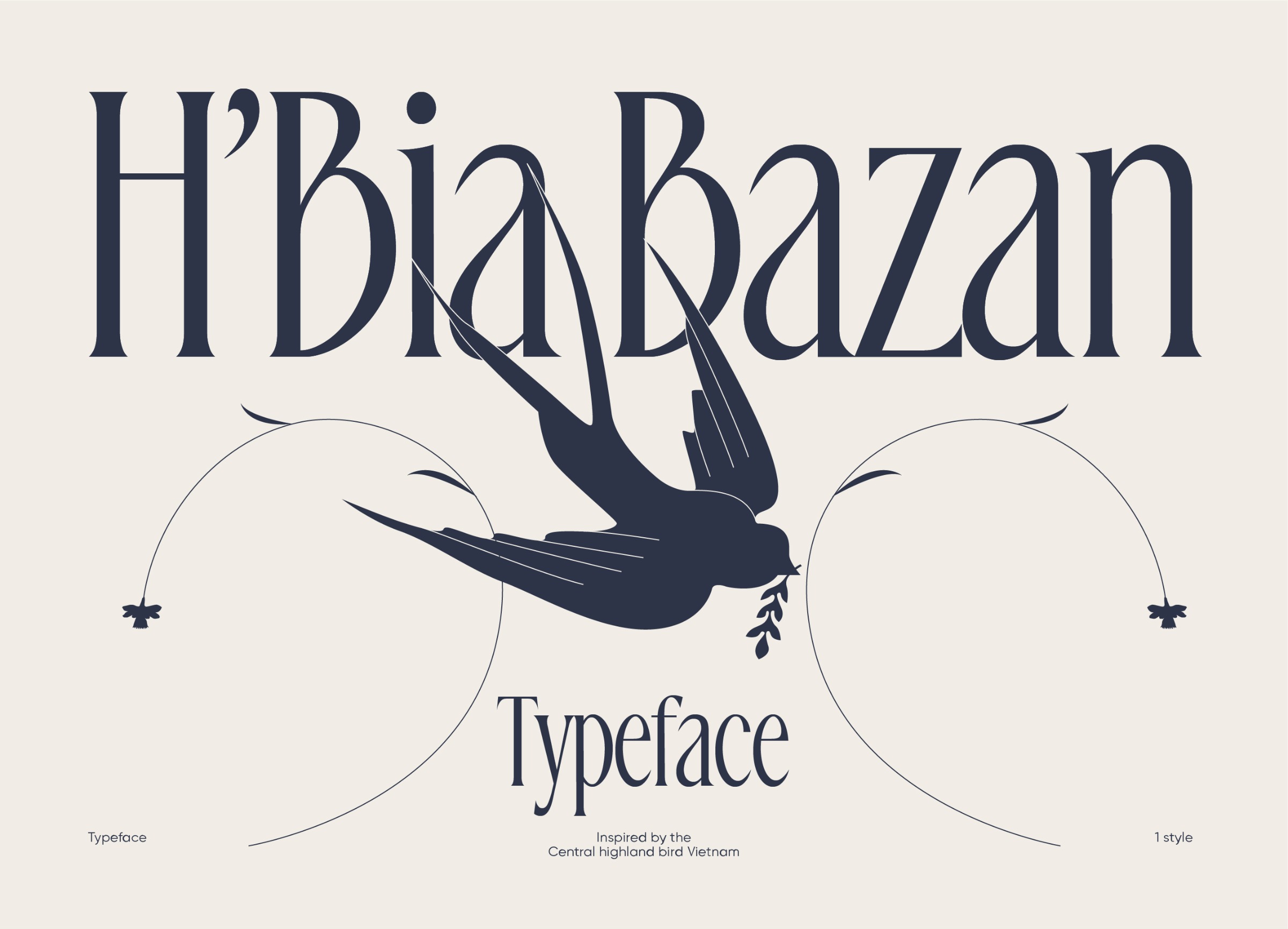 H'Bia Bazan Typeface