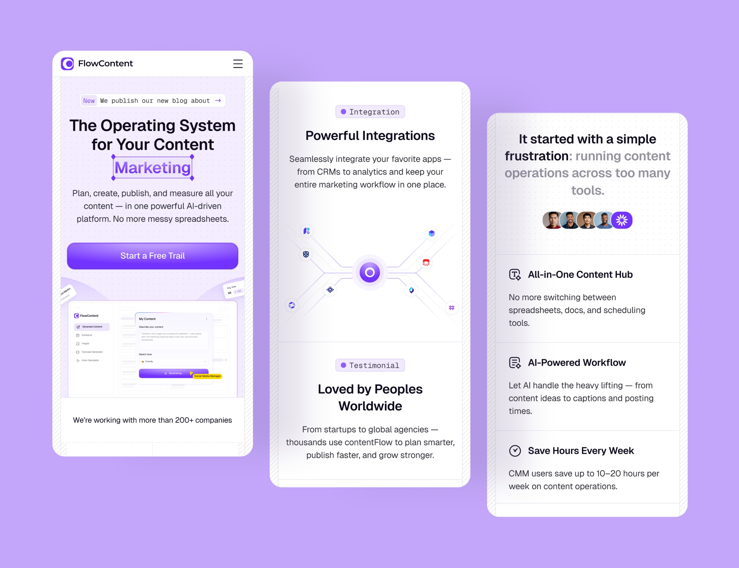 FlowContent — Content Marketing SaaS Template Image 16