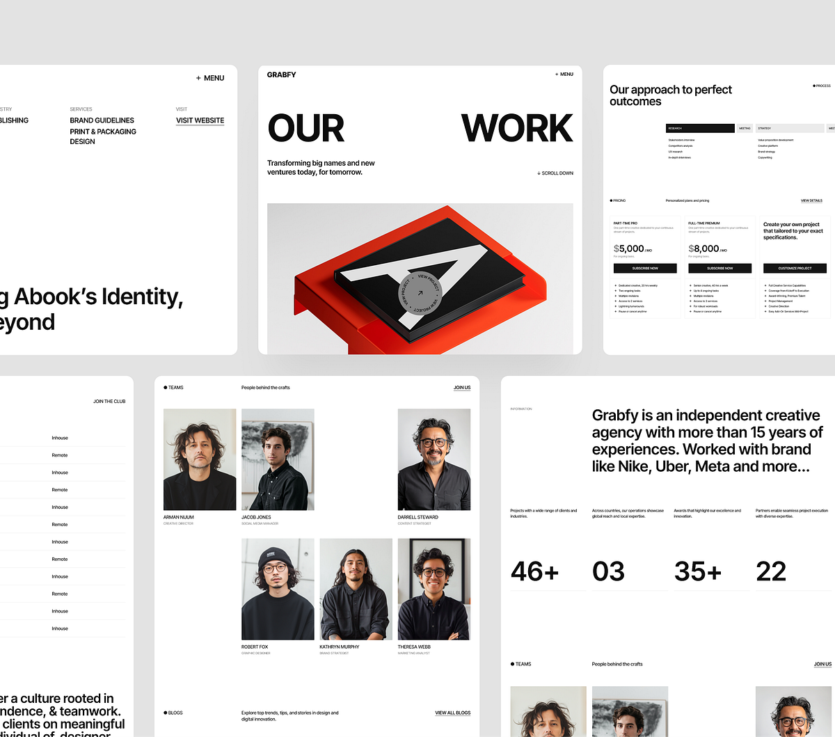 Grabfy – Conversion-First Agency Website Template Image 1