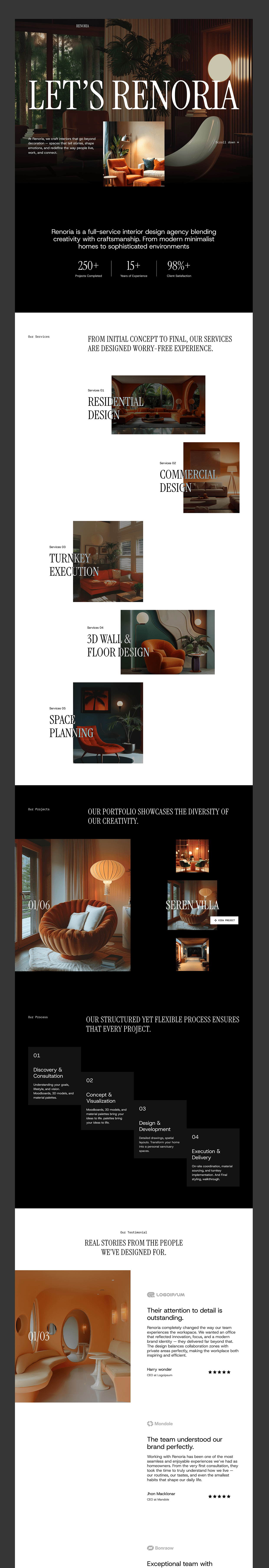 Renoria - Modern Creative Agency Website Template Image 7