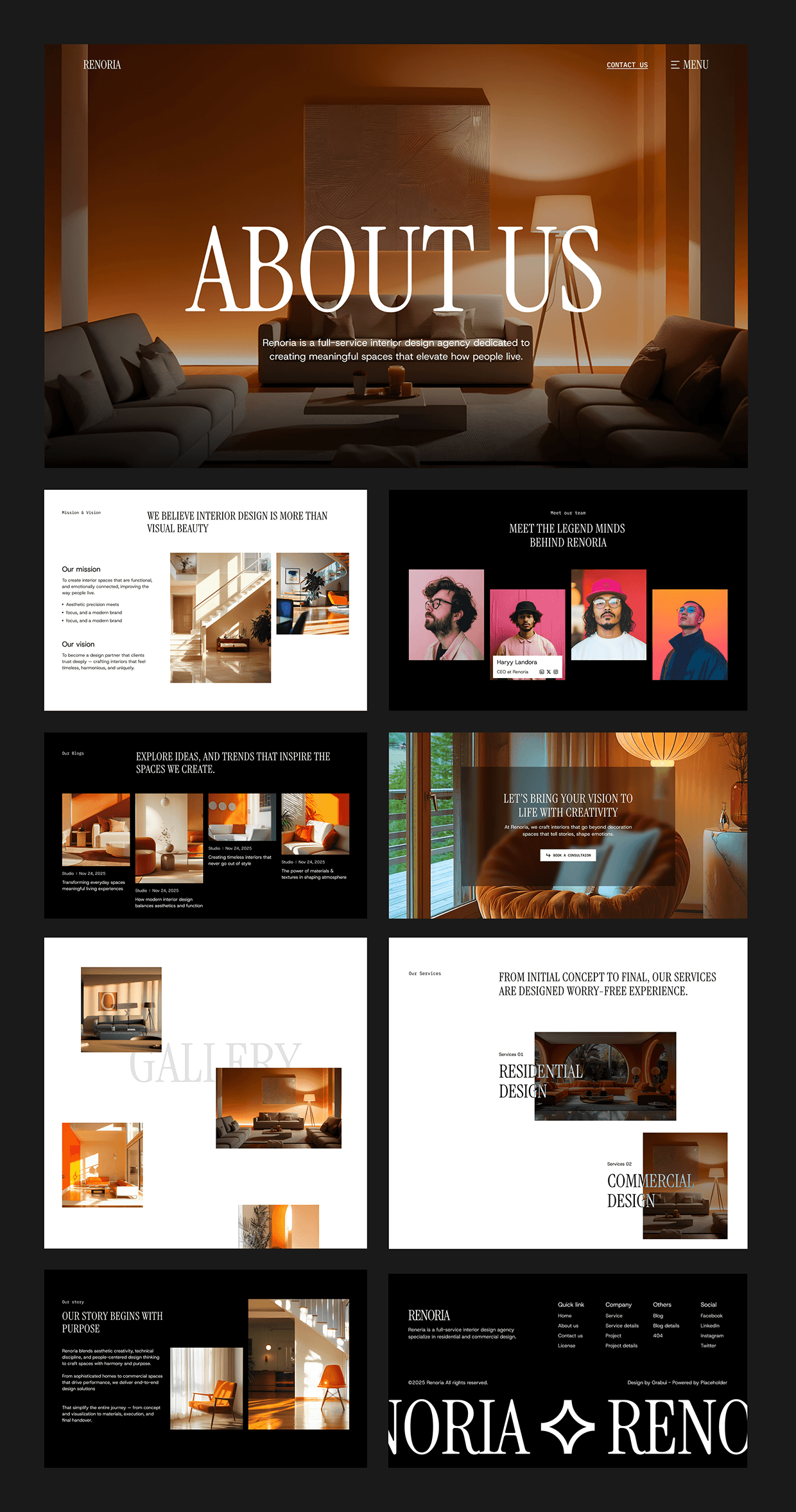Renoria - Modern Creative Agency Website Template Image 8