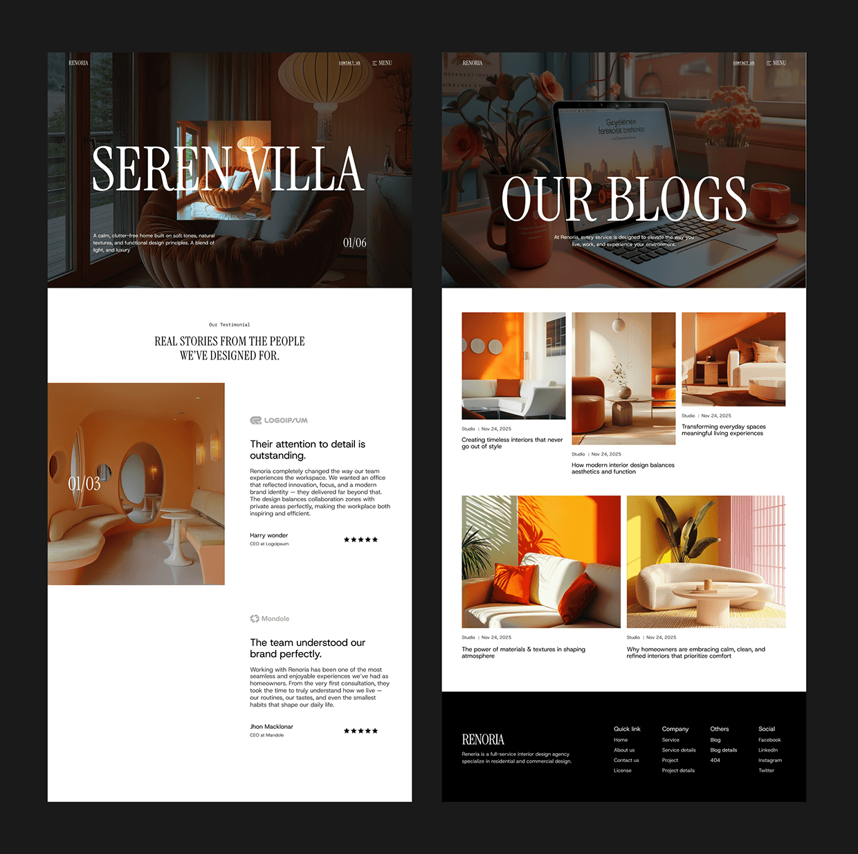 Renoria - Modern Creative Agency Website Template Image 10