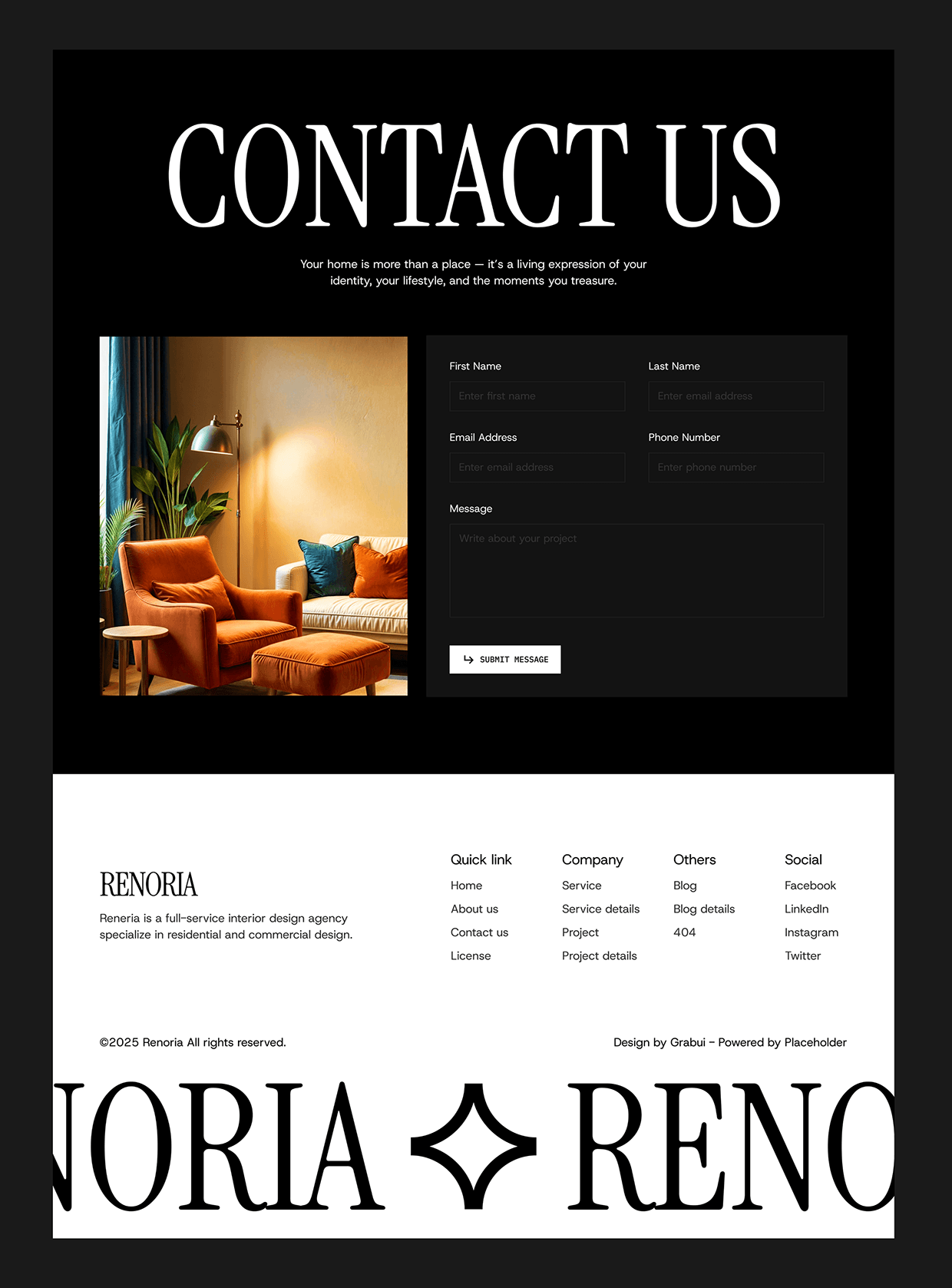 Renoria - Modern Creative Agency Website Template Image 11