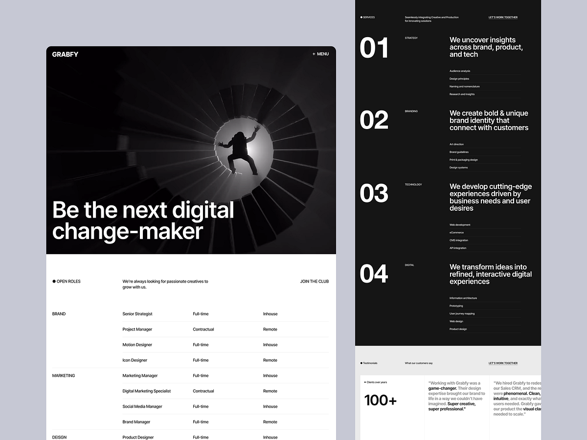 Grabfy – Conversion-Focused Agency Website System Image 0