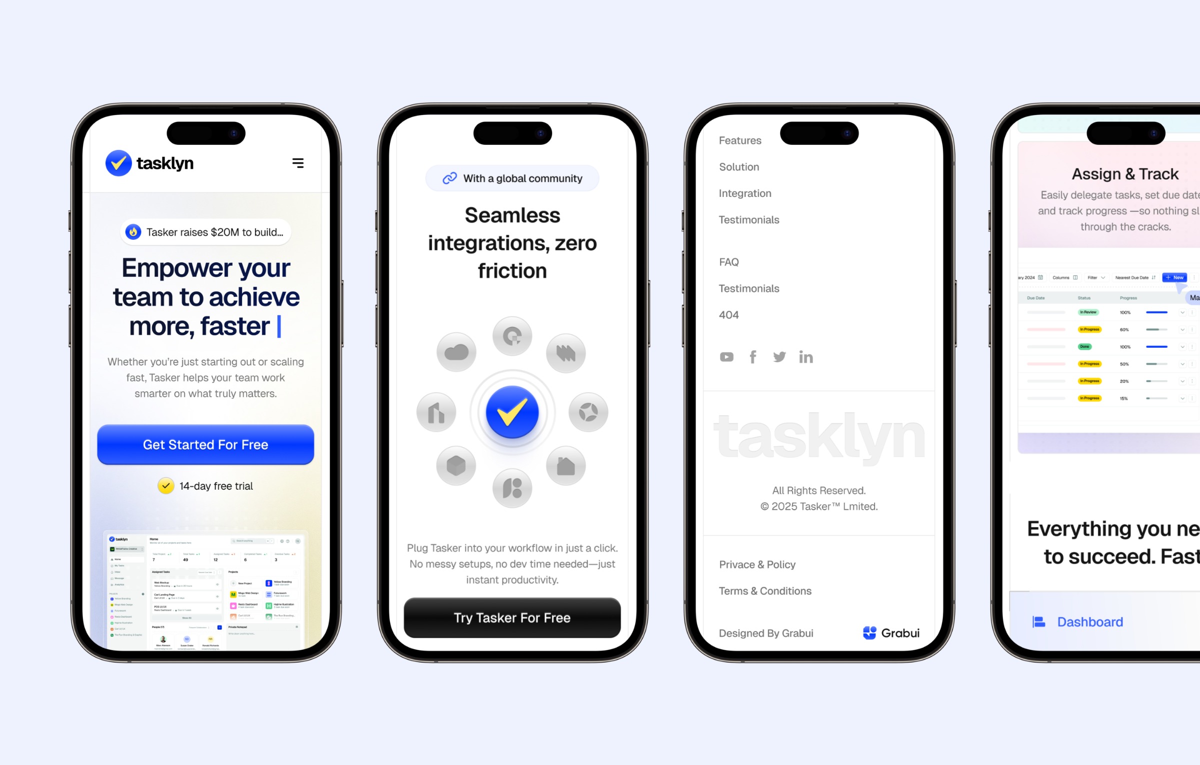Tasklyn — SaaS & Project Management Dashboard UI Kit Image 9