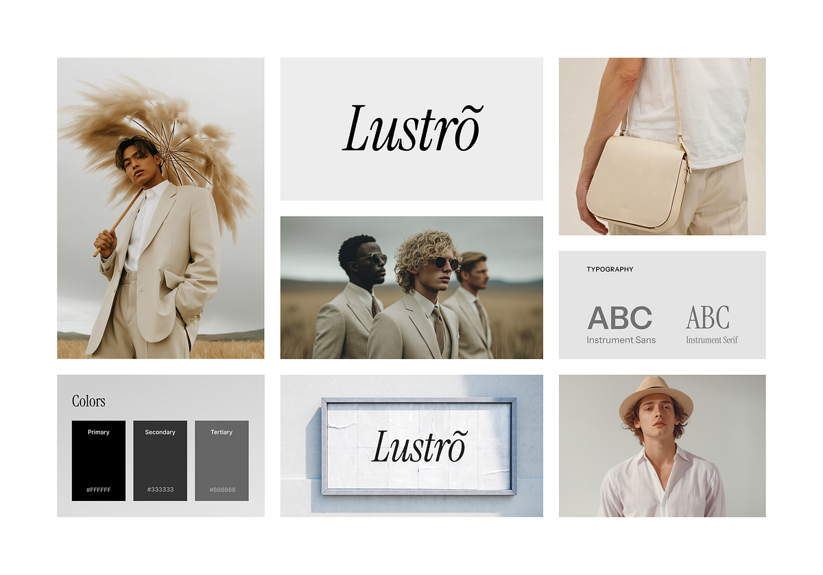 Lustro — Full E-Commerce Design System & Pages