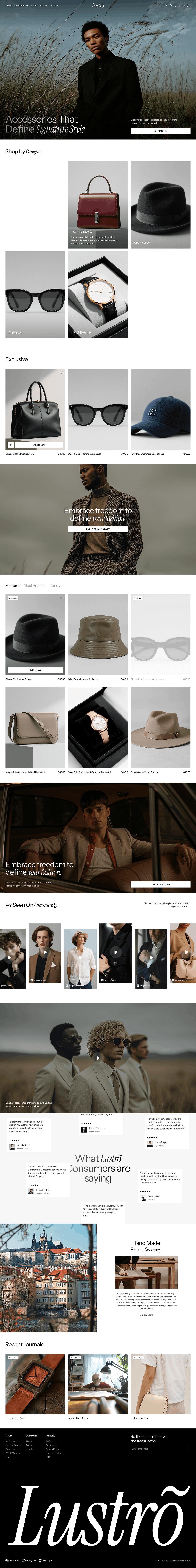 Lustro — Full E-Commerce Design System & Pages Image 4